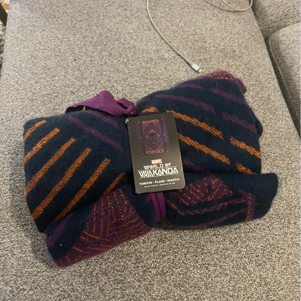 NWT World of Wakanda Soft Throw